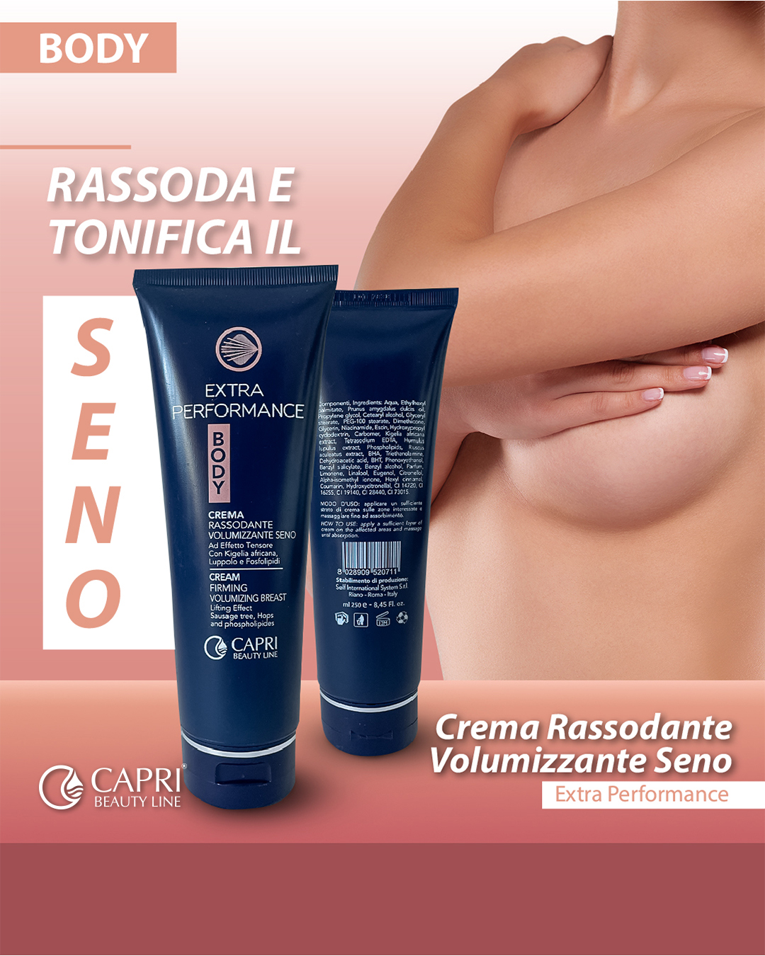 Crema volumizzante seno